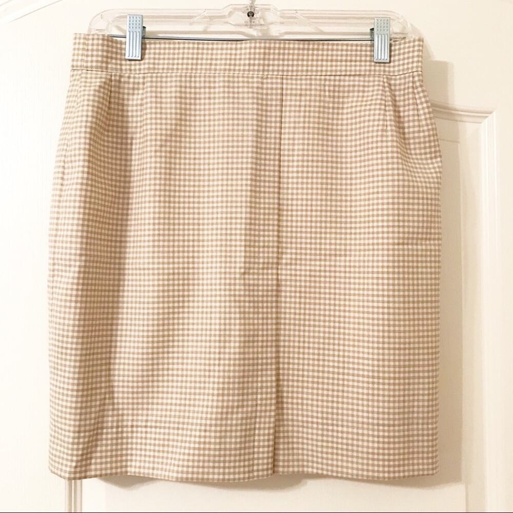 Vintage Louis Feraud Gigham Mini Skirt 1980’s